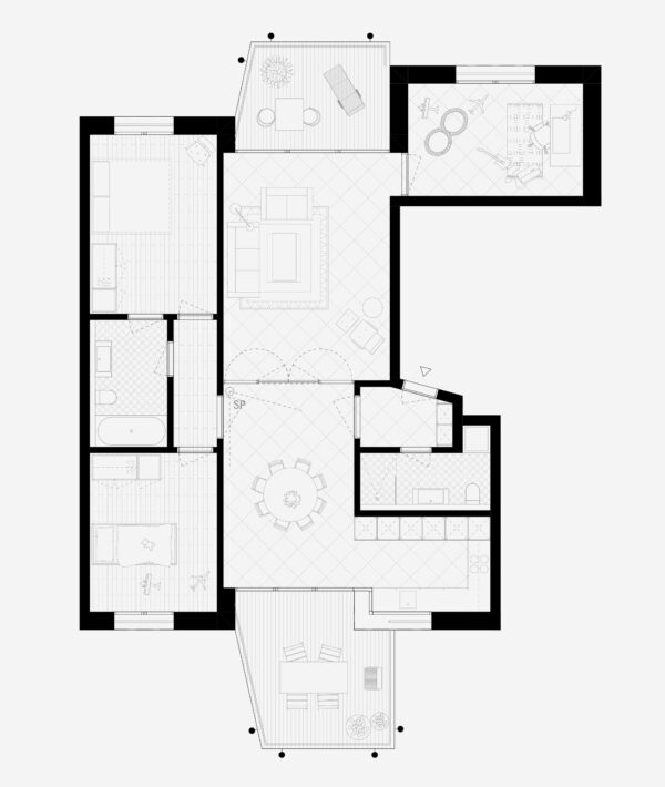 Regelwohnung Studienauftrag Eggenhof Luzern