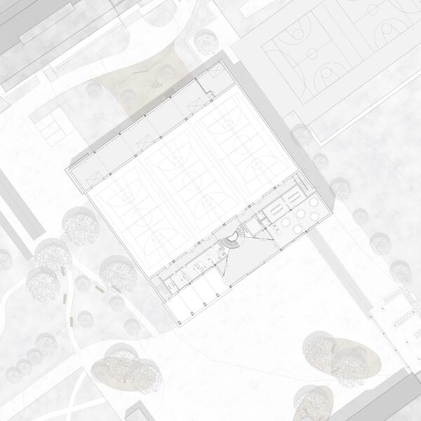 Eingangsgeschoss 2. Rang öffentlicher Projektwettbewerb Schulhaus Chilefeld Dagmersellen