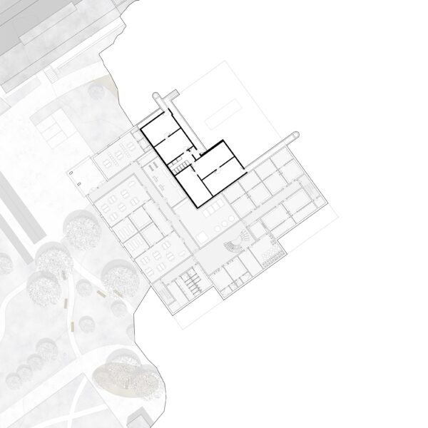 Untergeschoss 2. Rang öffentlicher Projektwettbewerb Schulhaus Chilefeld Dagmersellen